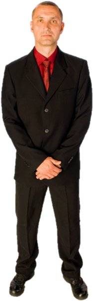 Strážný v obleku
